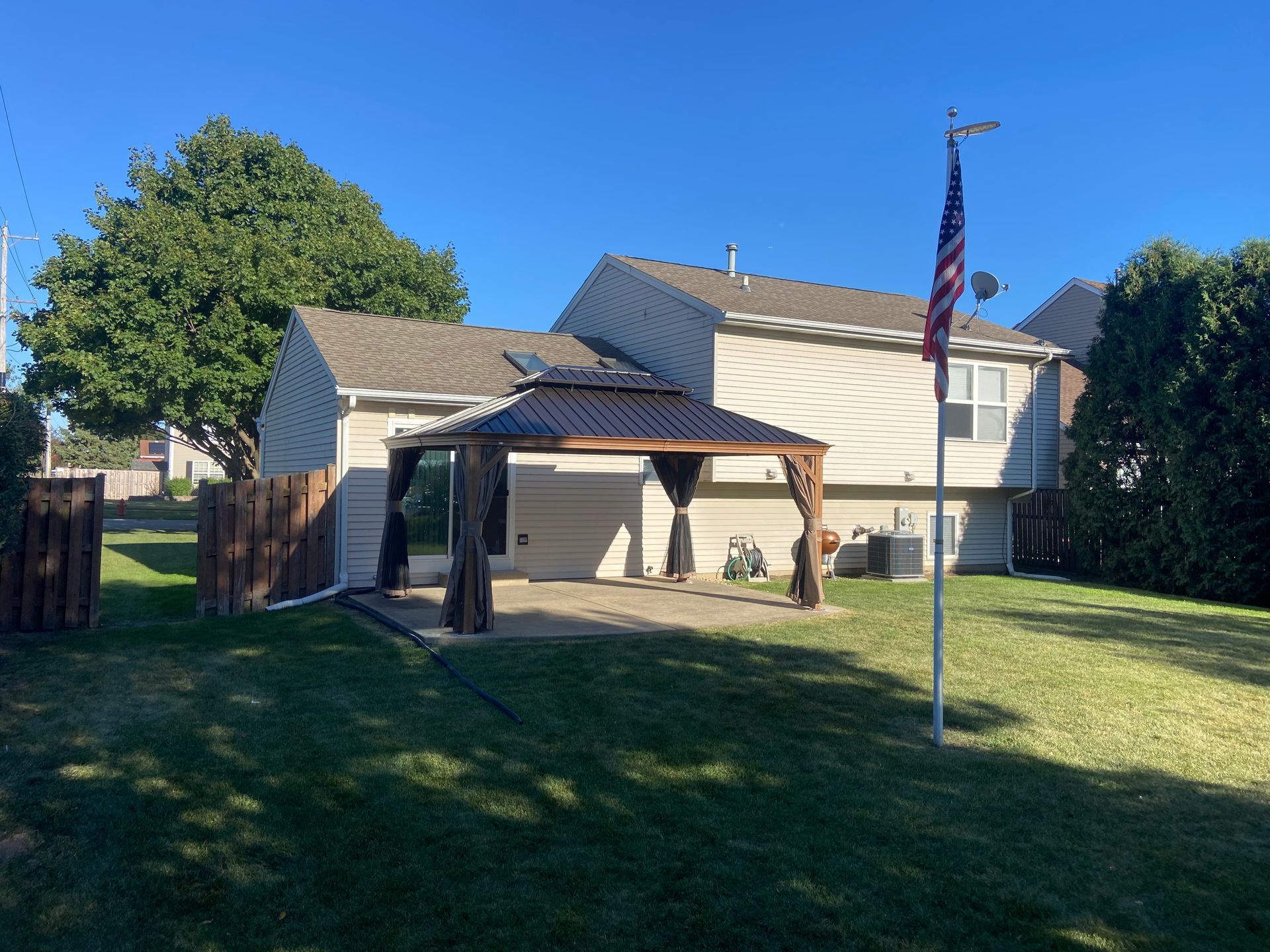 Custom gazebo built by Sexton Home Improvement & Repairs